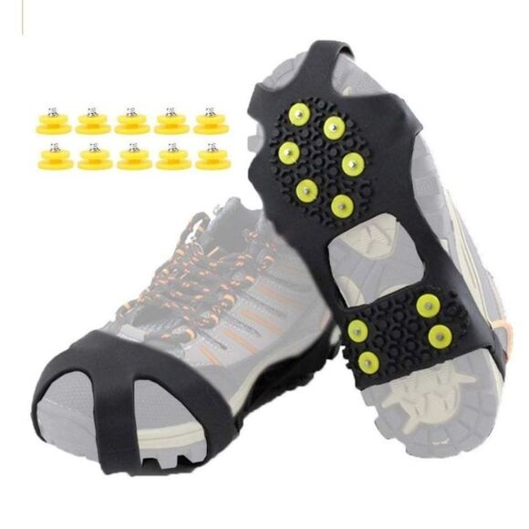 Non-Slip Snow Traction Gripper Cleats For Shoes - Picture 1 of 6